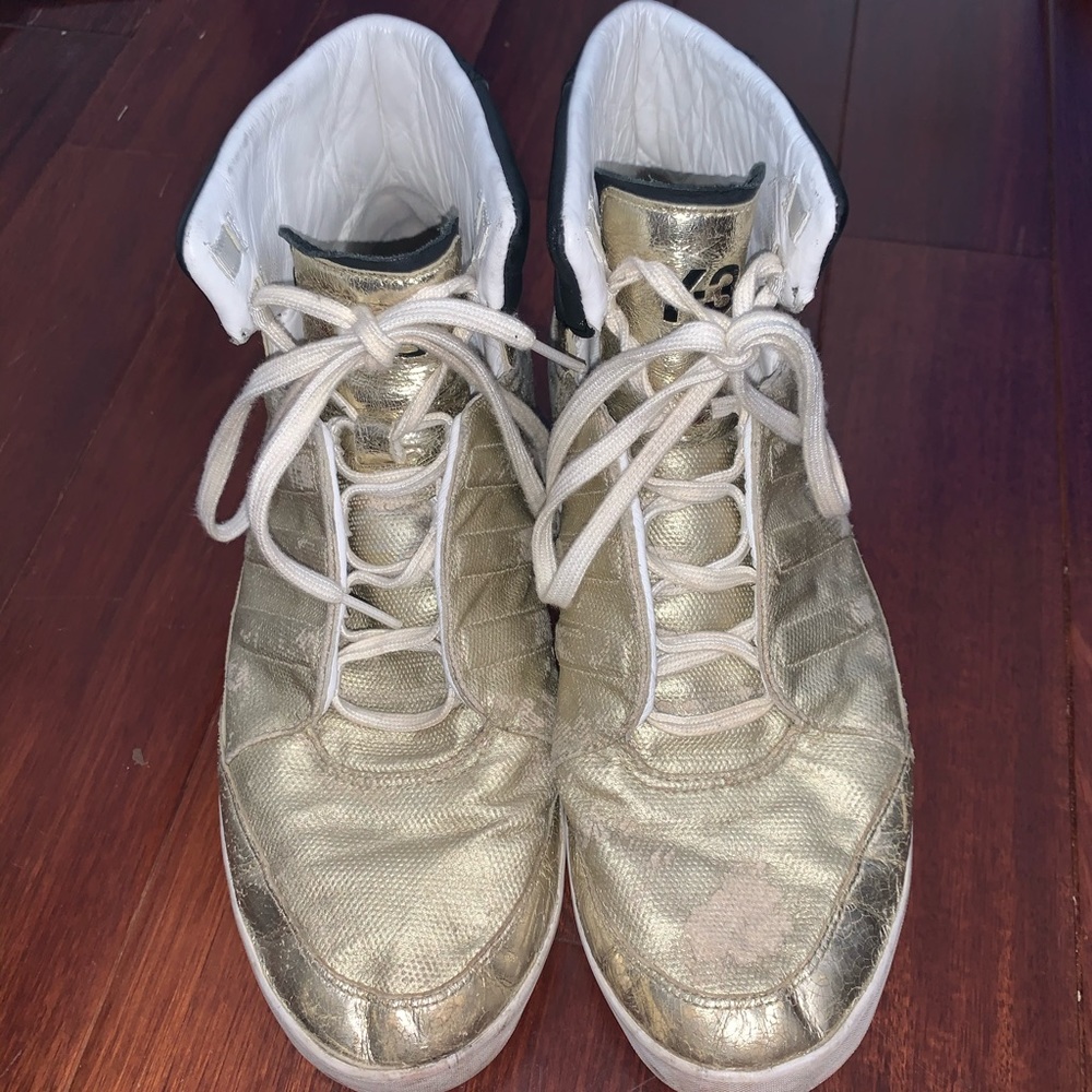 Y-3 Metallic Gold Sneakers